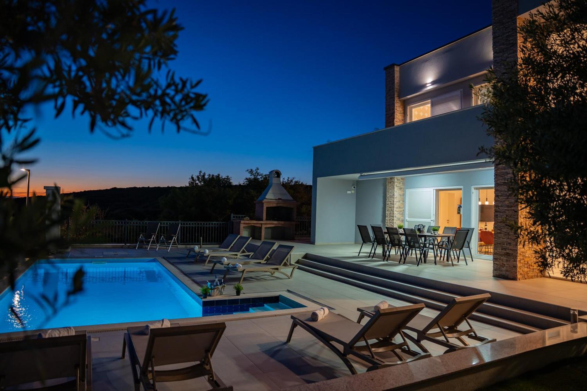 Villas Royal I With Private Pool Novalja Dış mekan fotoğraf