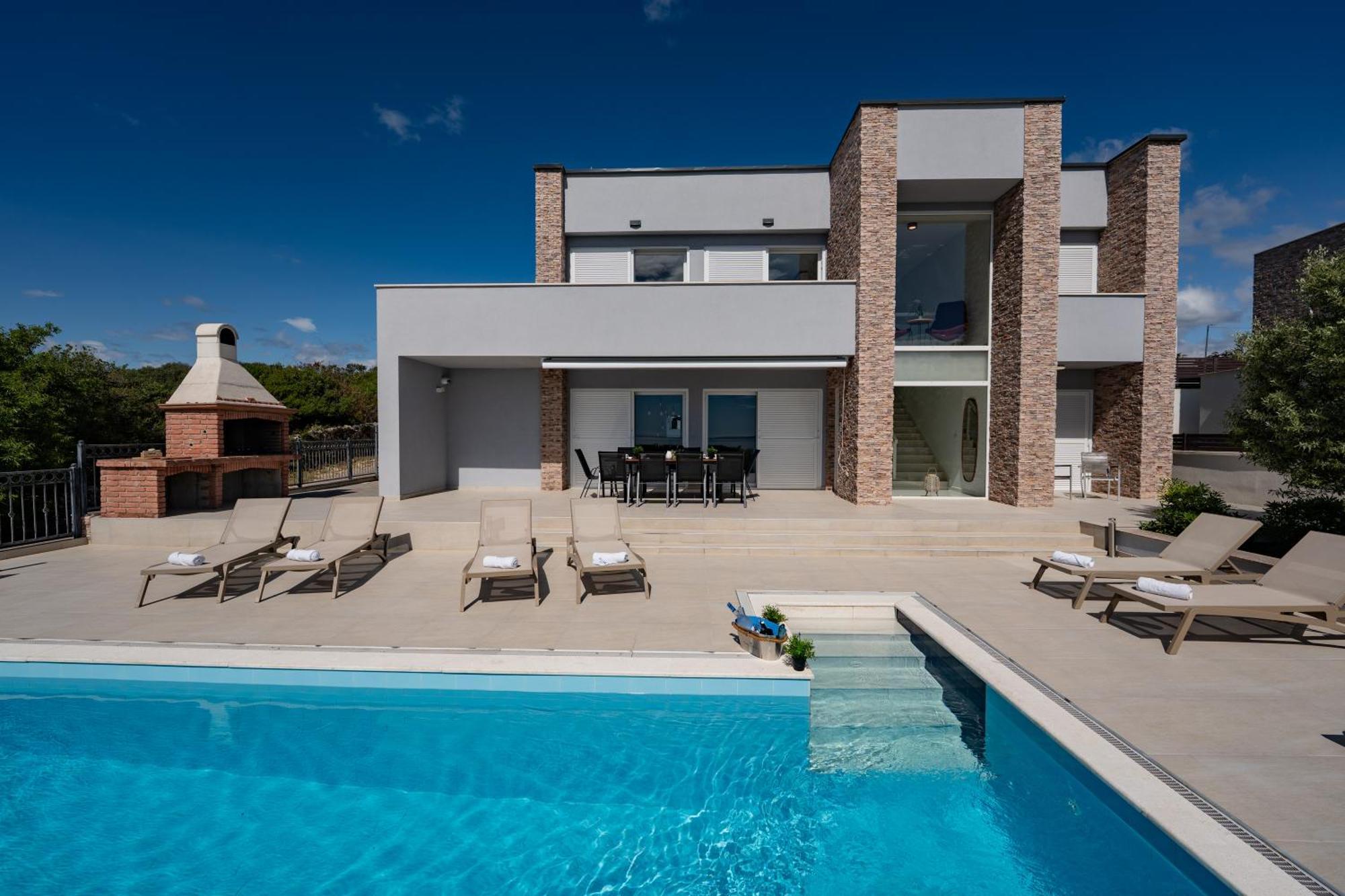 Villas Royal I With Private Pool Novalja Dış mekan fotoğraf